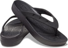 Crocs Platform Flip Flops - Women's Black Shoe Deals Outlet