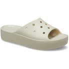 Crocs Platform Slide - Women's Bone Shoe Deals Outlet