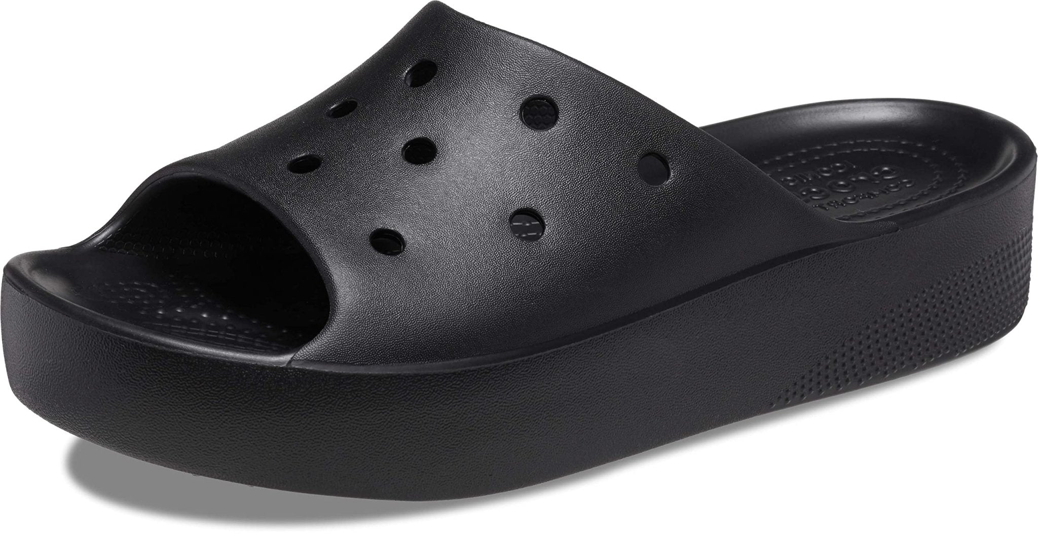 Crocs Platform Slide - Women's Black Shoe Deals Outlet