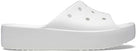 Crocs Platform Slide - Women's White Shoe Deals Outlet