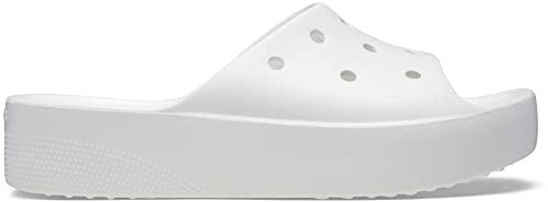 Crocs Platform Slide - Women's White Shoe Deals Outlet