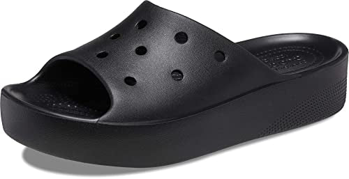 Crocs Platform Slide - Women's Black Shoe Deals Outlet