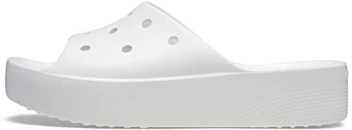 Crocs Platform Slide - Women's White Shoe Deals Outlet