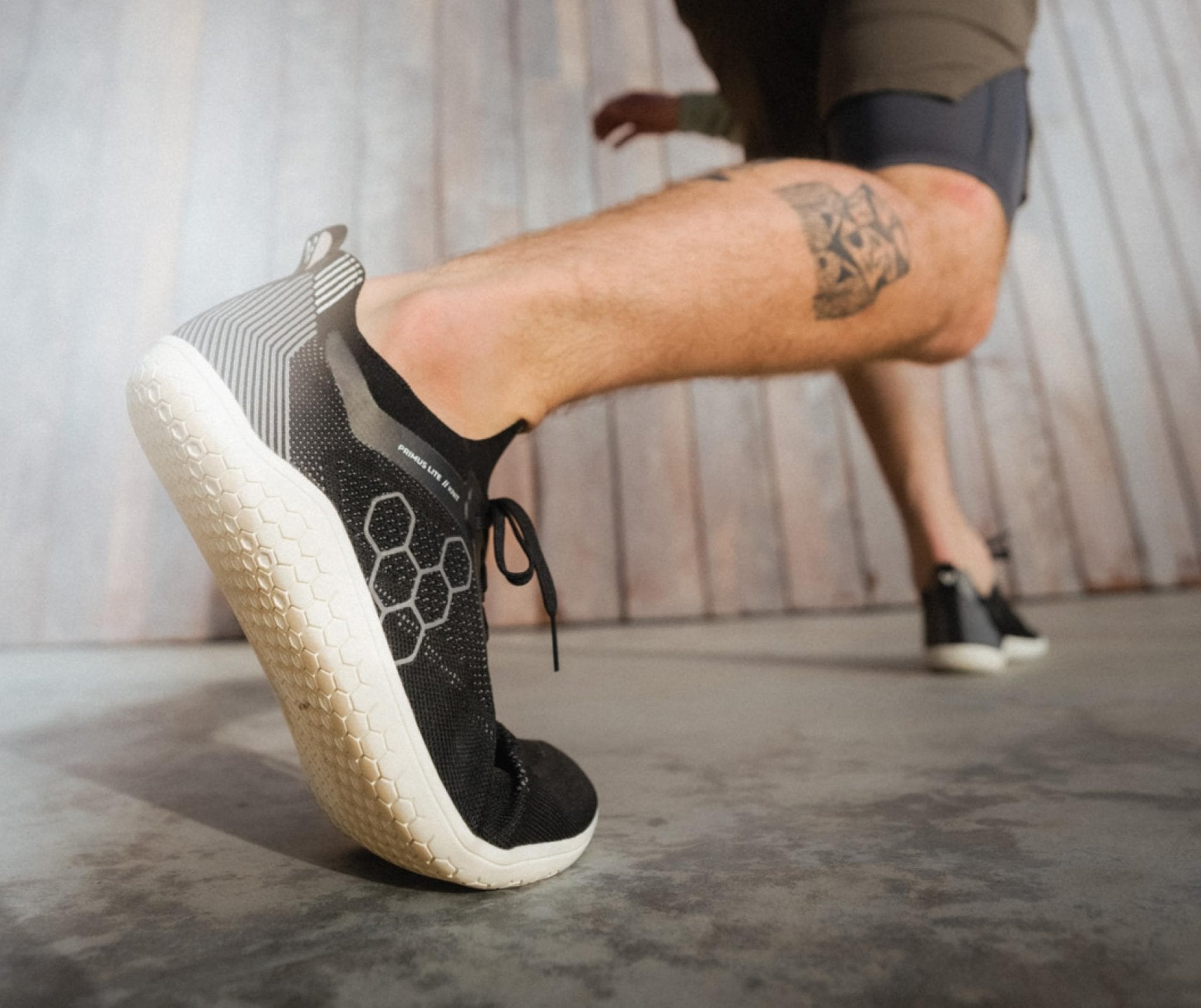 Vivobarefoot Primus Lite Knit - Men's Obsidian Shoe Deals Outlet