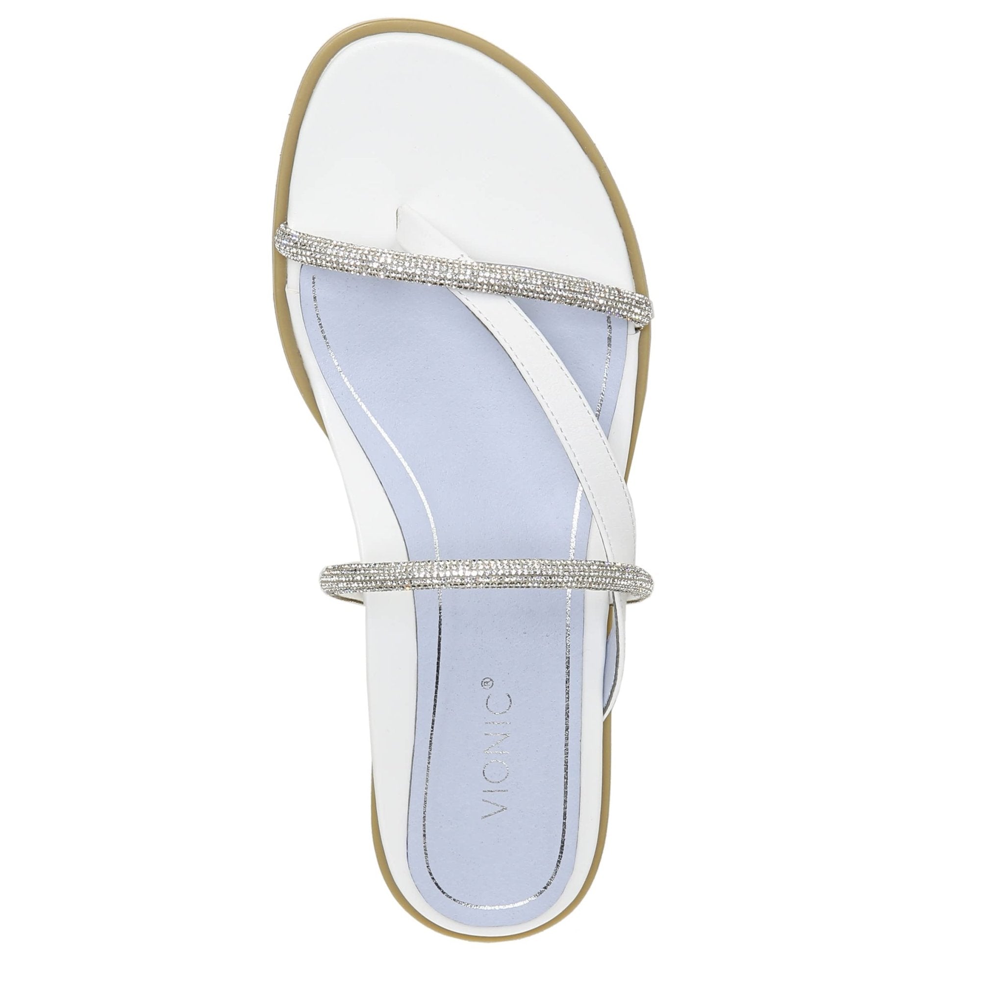 VIONIC Prism Slide Sandal - Women's White Shoe Deals Outlet