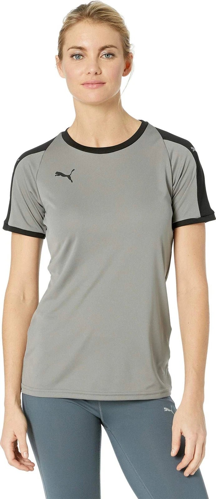 PUMA Liga Jersey Gray XS 191240985049 Shoe Deals Outlet