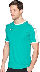PUMA Liga Jersey Green Small 191239583089 Shoe Deals Outlet
