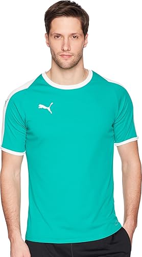 PUMA Liga Jersey Green Small 191239583089 Shoe Deals Outlet