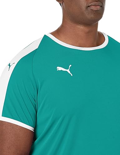 PUMA Liga Jersey Green Small 191239583089 Shoe Deals Outlet