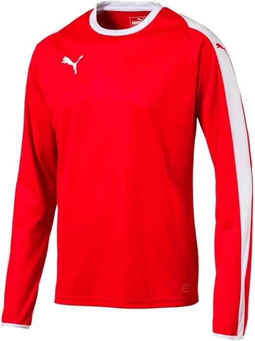 PUMA Liga Long Sleeve Jersey Red Small 191239578900 Shoe Deals Outlet