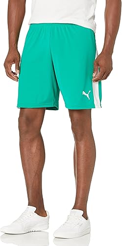 PUMA Liga Shorts Green Small 191239645381 Shoe Deals Outlet