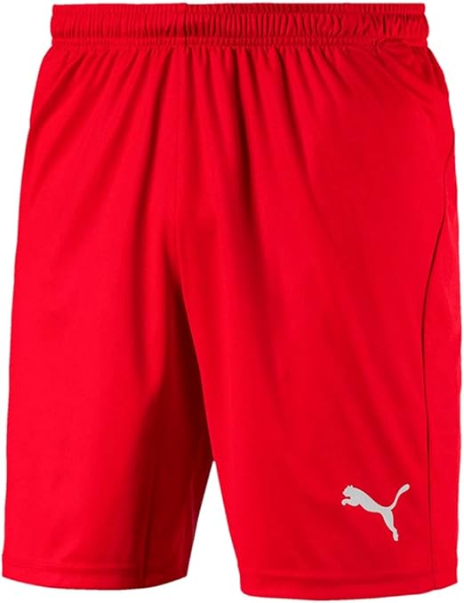 PUMA Liga Shorts Red Small 191239598335 Shoe Deals Outlet