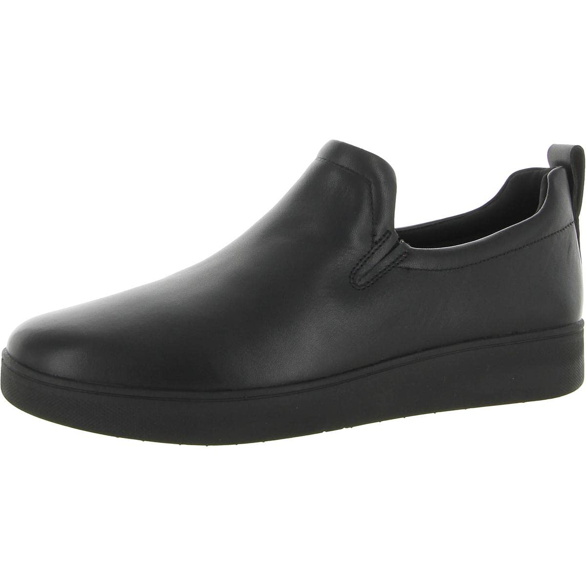 FitFlop Rally Leather Slip - on - Women's Black Shoe Deals Outlet