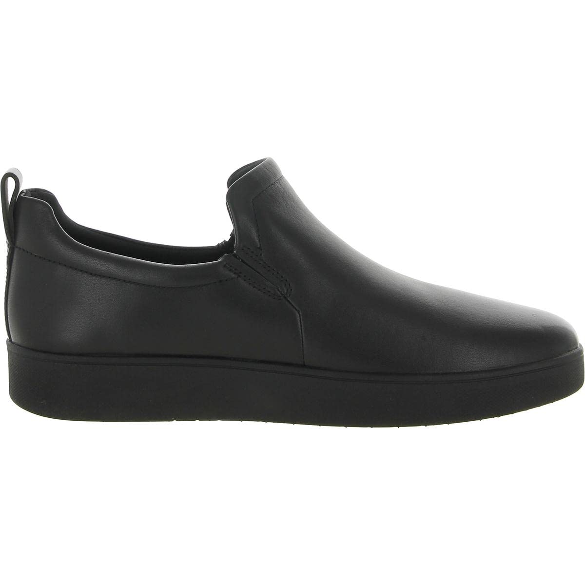 FitFlop Rally Leather Slip - on - Women's Black Shoe Deals Outlet