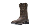 Wolverine Rancher Steel Toe Work - Men's Dk Brown/Rust Shoe Deals Outlet