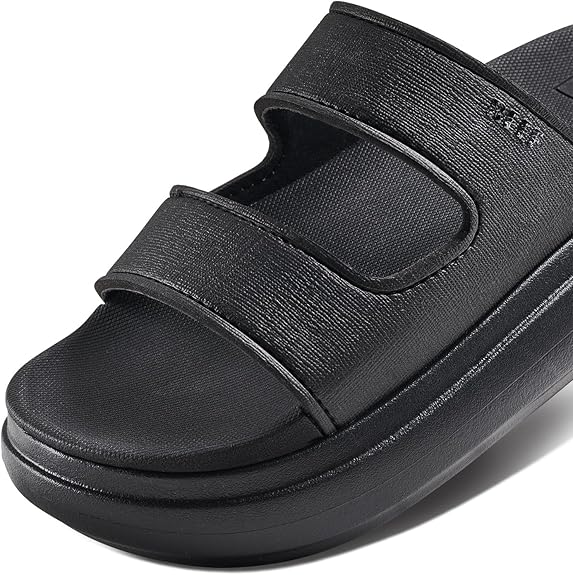 Reef Cushion Bondi 2 Bar Black / Black 8 M 0196985147691 Shoe Deals Outlet