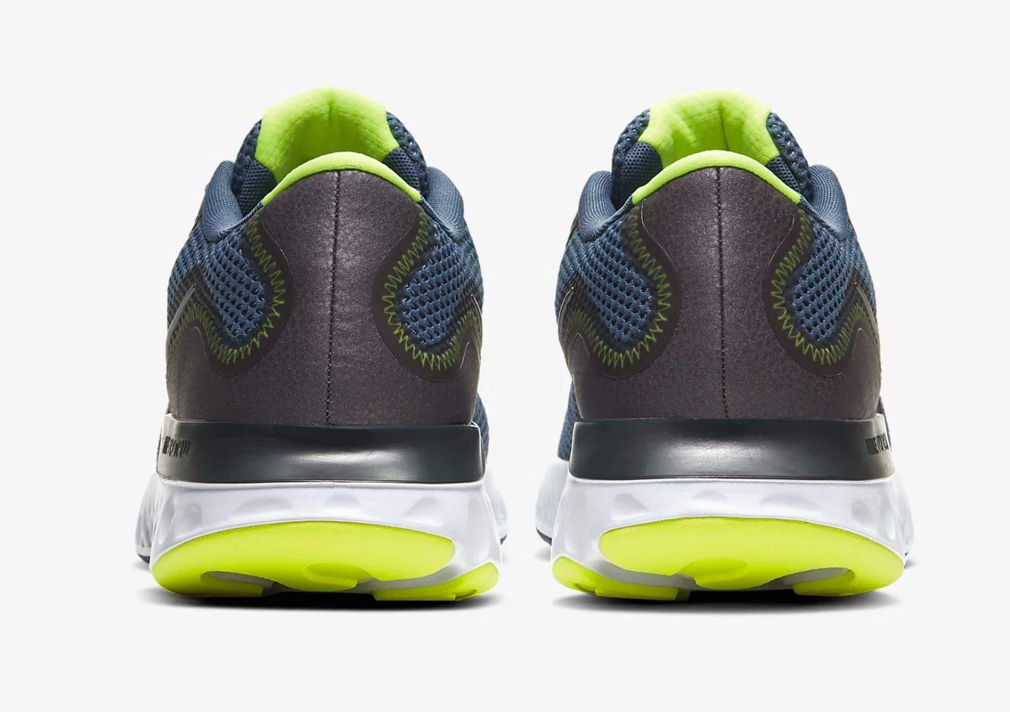 Nike Renew Run - Men's Diffused Blue/Mtlc/Dark Grey Shoe Deals Outlet