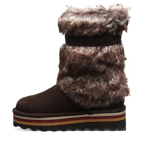BEARPAW Retro Tama Boots - Women's Chocolate Shoe Deals Outlet