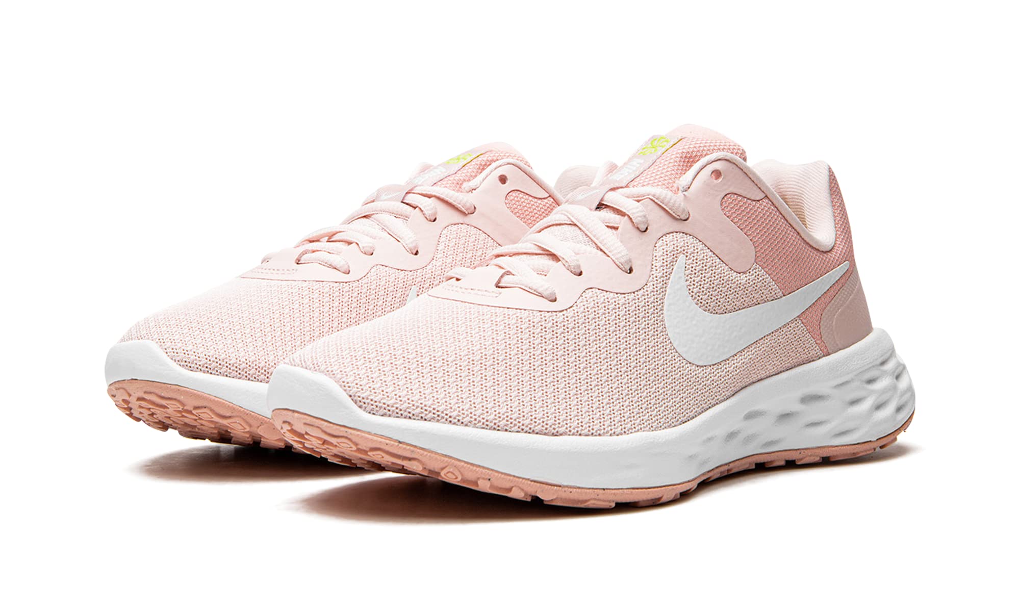 Nike Revolution 6 - Women's Pure Platinum Lt Crimson Wolf Grey Shoe Deals Outlet