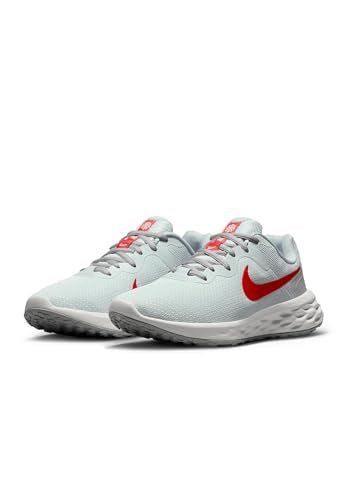 Nike Revolution 6 - Women's Pure Platinum Lt Crimson Wolf Grey Shoe Deals Outlet
