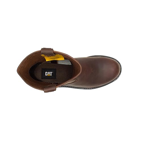 Caterpillar Revolver Steel - Toe Boots - Men's Brown Shoe Deals Outlet