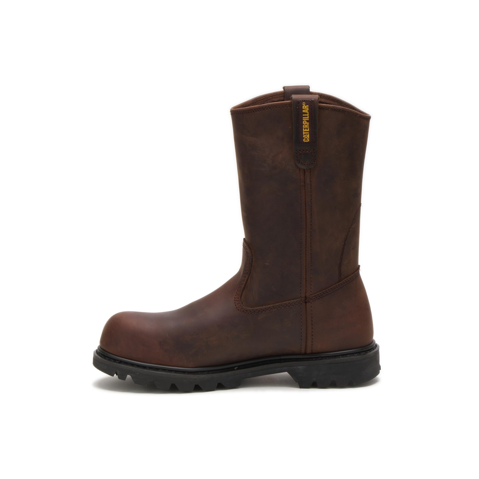 Caterpillar Revolver Steel - Toe Boots - Men's Brown Shoe Deals Outlet