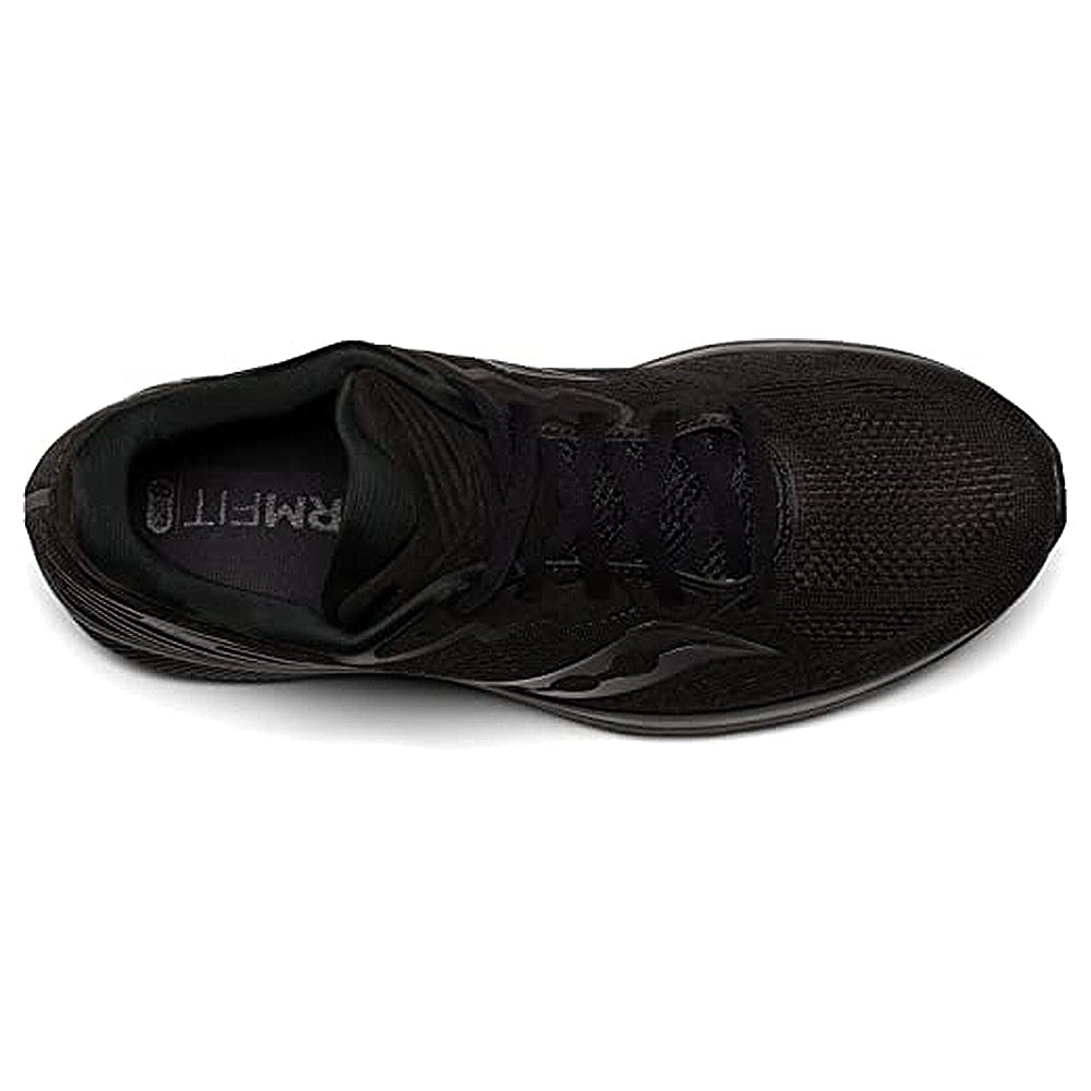 Saucony Ride 14 - Men's Black/Black/Black Shoe Deals Outlet