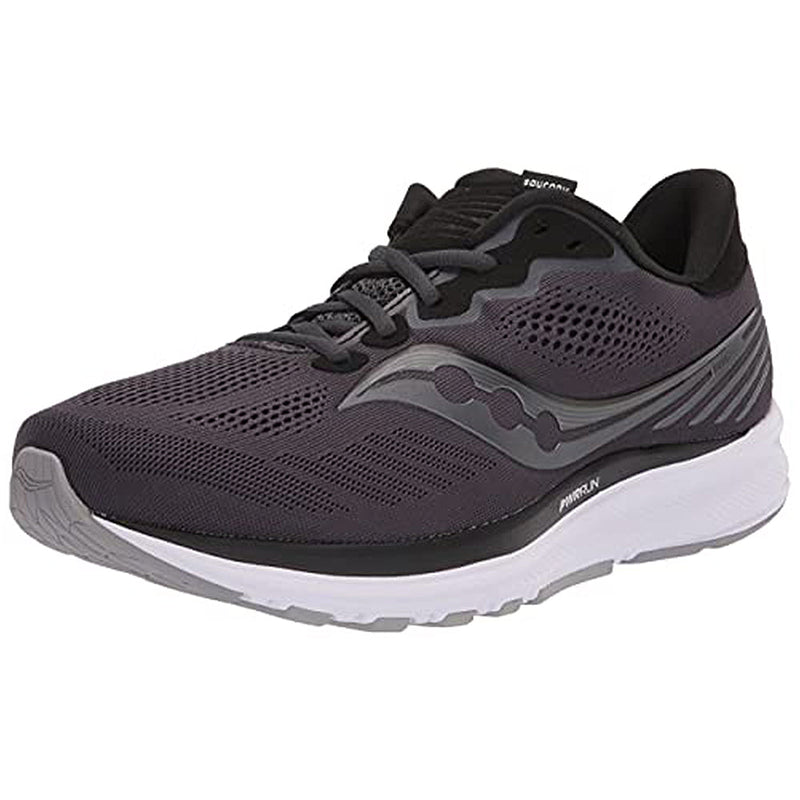 Saucony Ride 14 Running Shoe - Men's Charcoal/Black Shoe Deals Outlet
