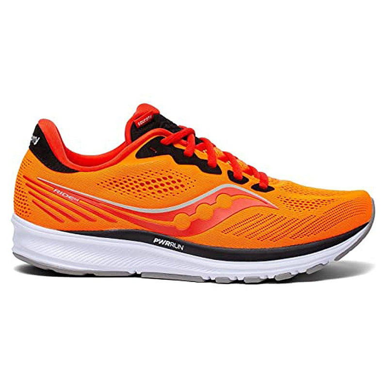 Saucony Ride 14 Running Shoe - Men's Vizi/Scarlet Shoe Deals Outlet