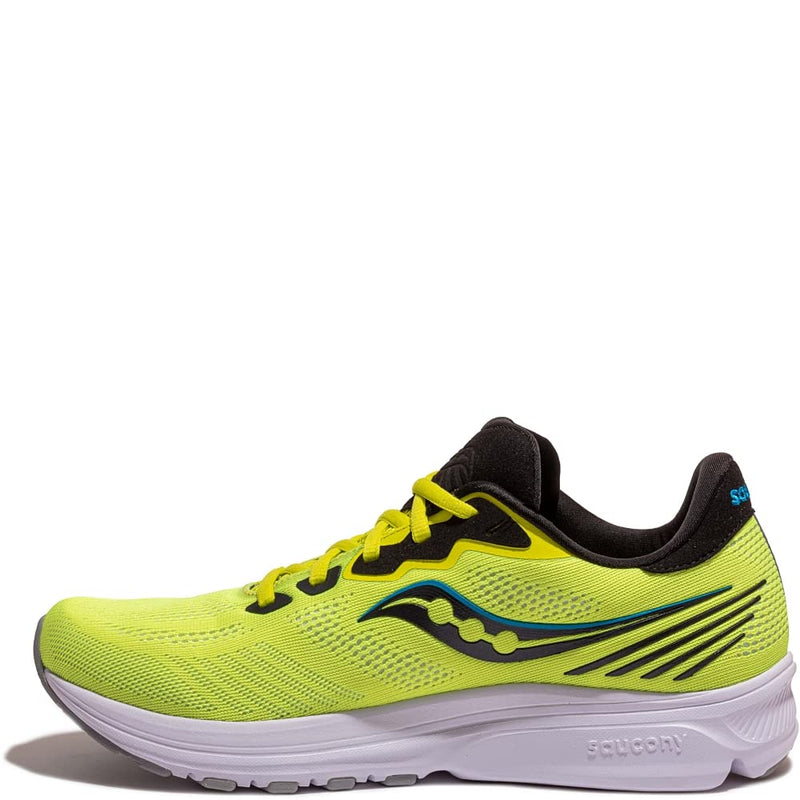 Saucony Ride 14 Running Shoe - Men's Citrus/Black Shoe Deals Outlet