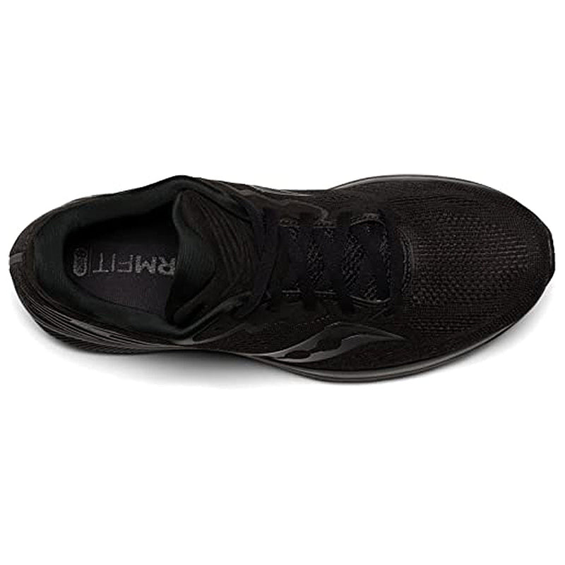 Saucony Ride 14 Running Shoe - Men's Black/Black/Black Shoe Deals Outlet
