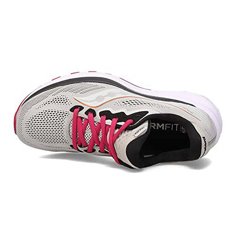 Saucony Ride 14 Running Shoe - Women's Fog/Cherry Shoe Deals Outlet