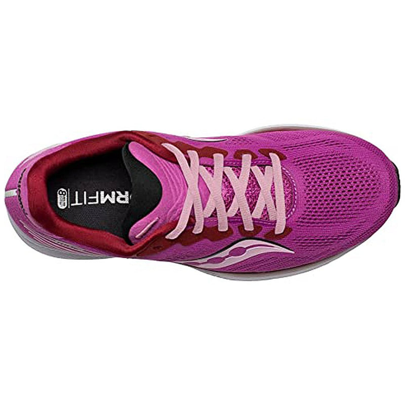 Saucony Ride 14 Running Shoe - Women's Razzle/Fairytale Shoe Deals Outlet