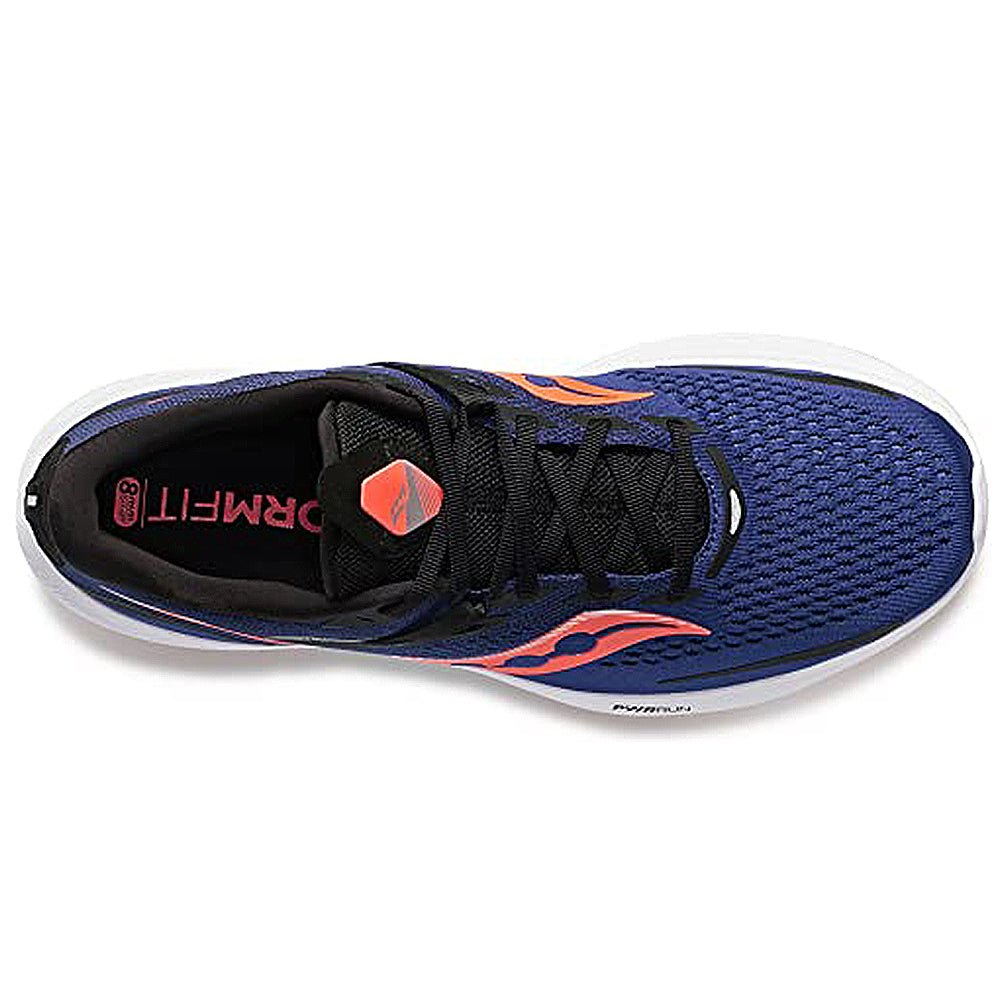 Saucony Ride 15 Running Shoe - Men's Sapphire/Vizired Shoe Deals Outlet