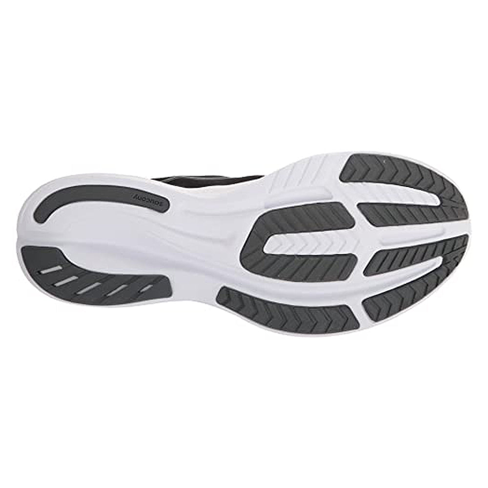 Saucony Ride 15 Running Shoe - Men's Black/White Shoe Deals Outlet