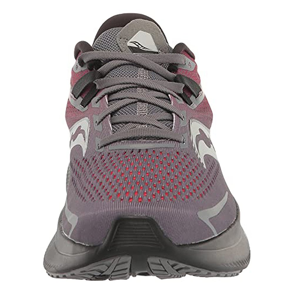 Saucony Ride 15 Running Shoe - Men's Charcoal/Red Shoe Deals Outlet