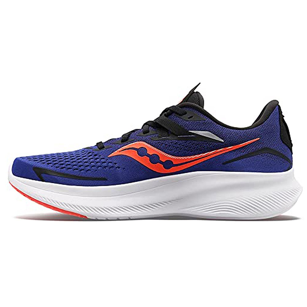 Saucony Ride 15 Running Shoe - Men's Sapphire/Vizired Shoe Deals Outlet