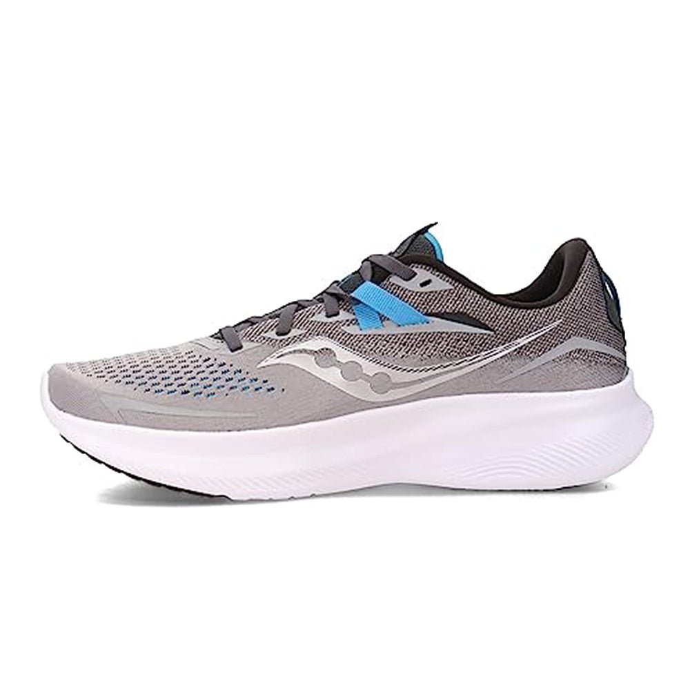 Saucony Ride 15 Running Shoe - Men's Alloy/Topaz Shoe Deals Outlet