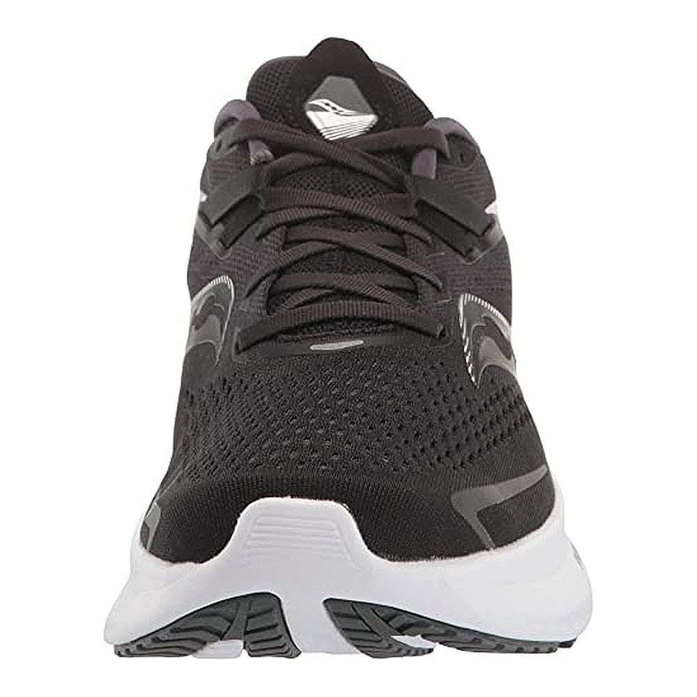 Saucony Ride 15 Running Shoe - Men's Black/White Shoe Deals Outlet