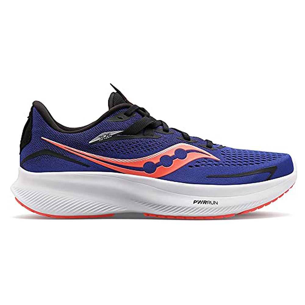 Saucony Ride 15 Running Shoe - Men's Sapphire/Vizired Shoe Deals Outlet