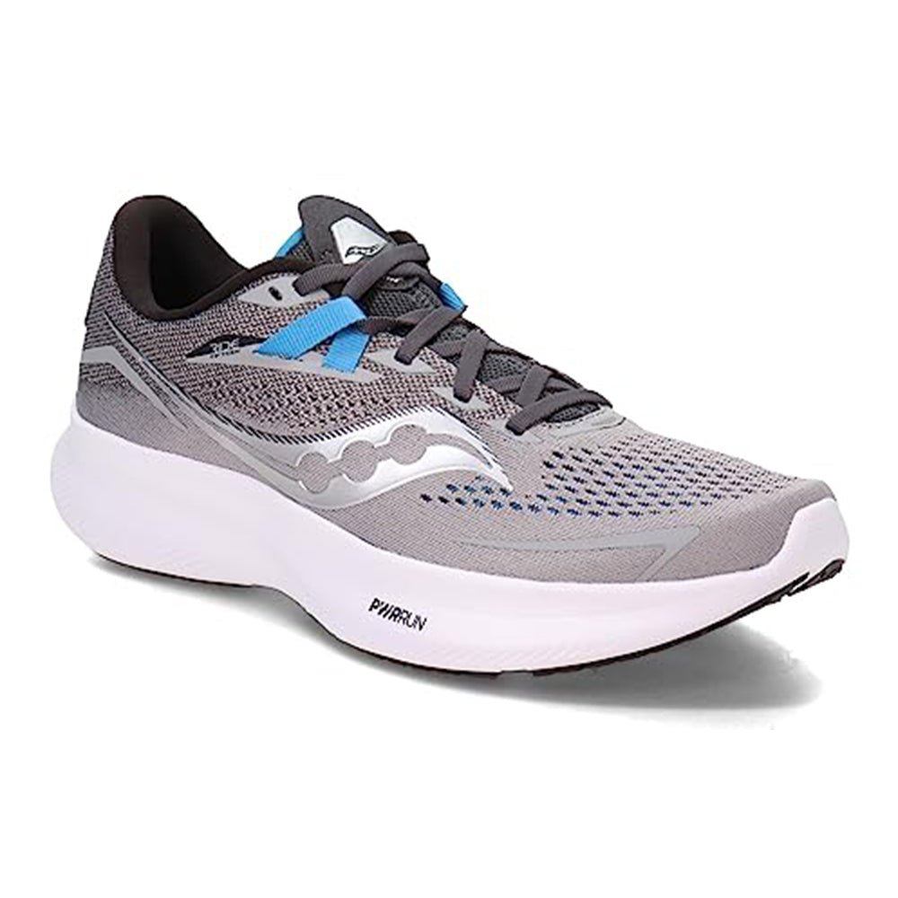 Saucony Ride 15 Running Shoe - Men's Alloy/Topaz Shoe Deals Outlet