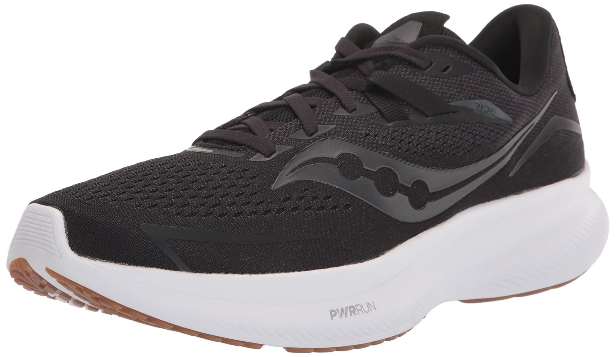 Saucony Ride 15 - Women's Black/Gum Shoe Deals Outlet