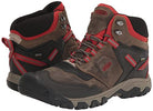 KEEN Ridge Flex Mid WaterProof - Men's Dark Olive/Ketchup Shoe Deals Outlet