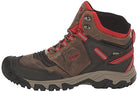 KEEN Ridge Flex Mid WaterProof - Men's Dark Olive/Ketchup Shoe Deals Outlet