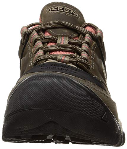 KEEN Ridge Flex WP - Women's Timberwolf/Brick Dust Shoe Deals Outlet