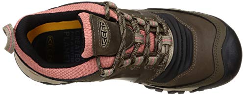 KEEN Ridge Flex WP - Women's Timberwolf/Brick Dust Shoe Deals Outlet