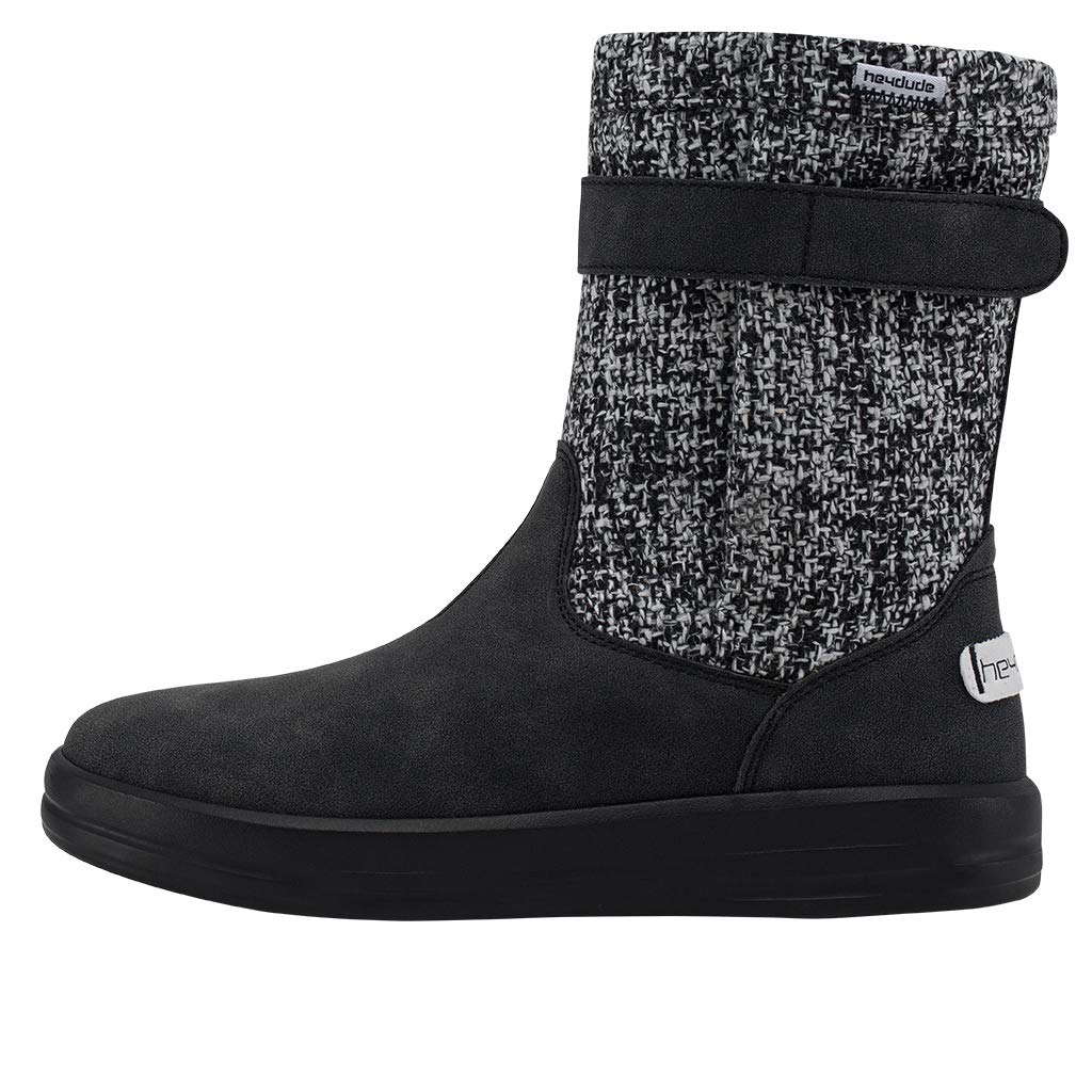 Hey Dude Robin - Women's Black Shoe Deals Outlet
