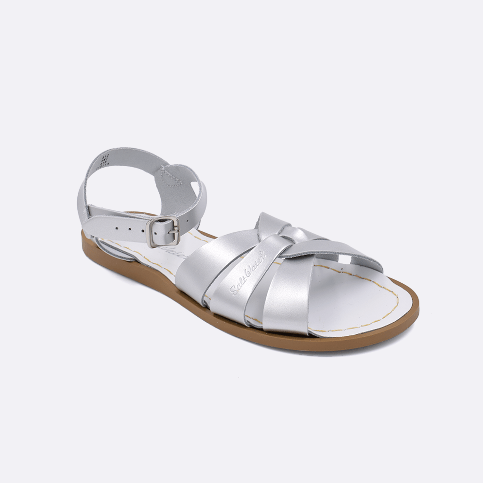 Salt Water Sandal by Hoy Shoes Salt Water Original - Women's Silver Shoe Deals Outlet