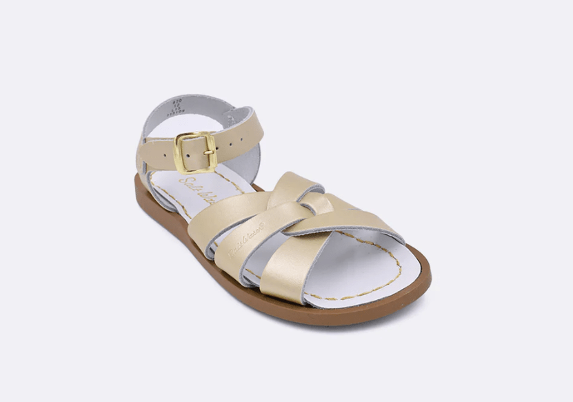 Salt Water Sandal by Hoy Shoes Original Gold 9 — 000523083085 Shoe Deals Outlet