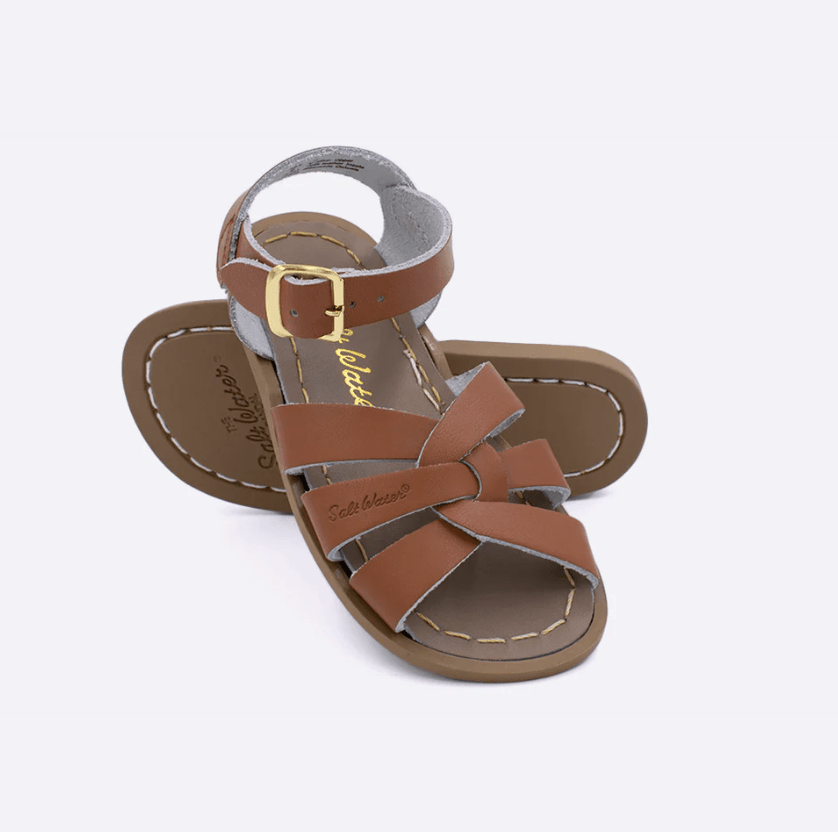 Salt Water Sandal by Hoy Shoes Original Tan 7 — 000523088561 Shoe Deals Outlet